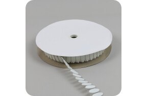 HOOK & LOOP FASTENERS COINS OVAL WHITE 1700pcs